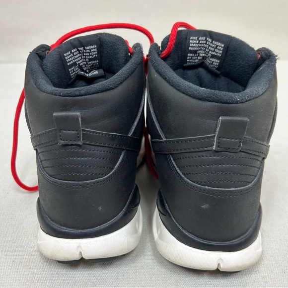 Nike Black and Red High-Top Sneakers - Picture 8 of 11